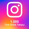 1.000 Türk Erkek Takipçi
