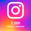 2.500 Hikaye İzlenme