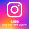 1.000 Oto Profil Ziyareti