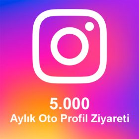 5.000 Oto Profil Ziyareti
