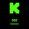 500 İzlenme