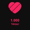 1.000 Takipçi
