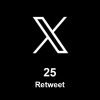 25 Retweet