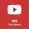 500 Türk Abone